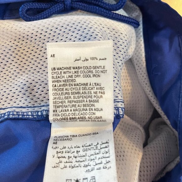 Club Room Small Mens Quick Dry Swim Trunks With Mesh Lining & Cargo Pockets Blue - Picture 7 of 8